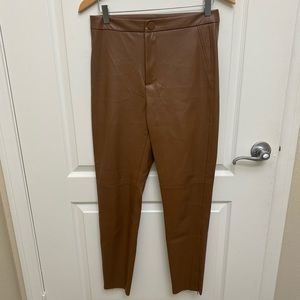 Zara Faux Leather Pants